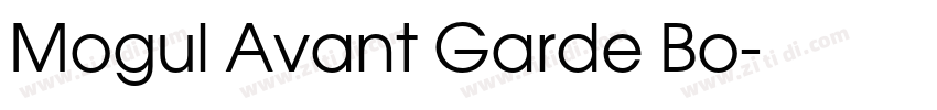 Mogul Avant Garde Bo字体转换